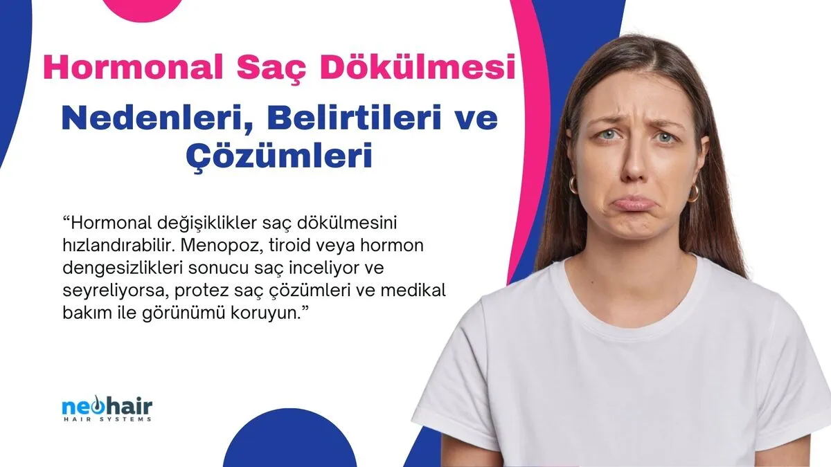 Hormon değişiklikleri saç dökülmesini artırır. Protez saç ile doğal görünüm ve özgüveninizi koruyun!